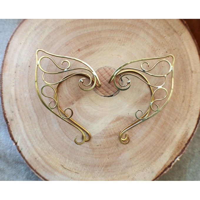 Elven ear cuffs, copper