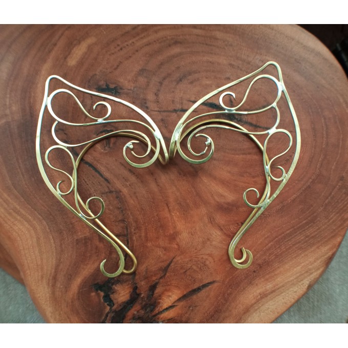 Elven ear cuffs, copper
