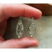 Silver filigree earrings 