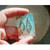 Silver filigree earrings 