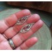 Silver filigree earrings 
