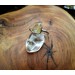 Rutile quartz silver ring