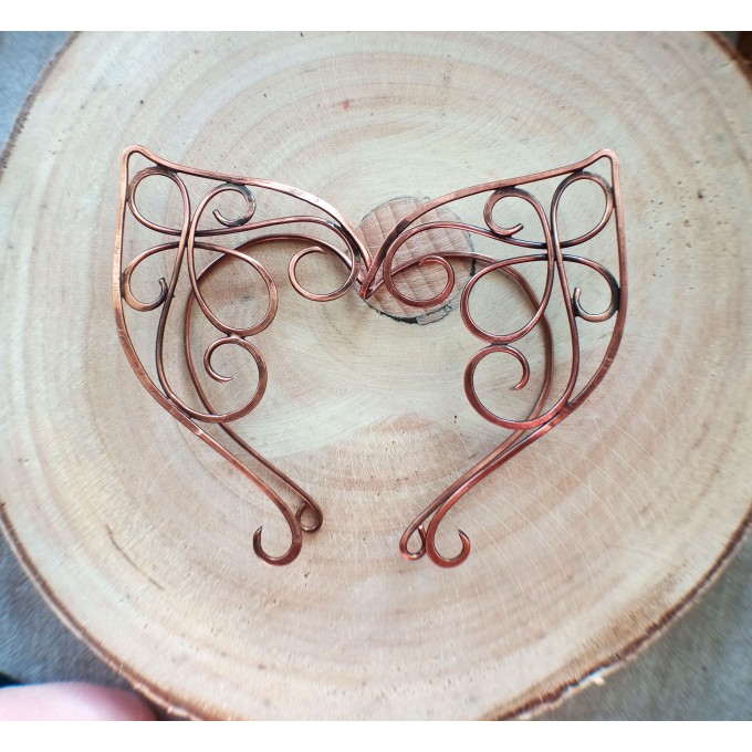 Elven ear cuffs brass