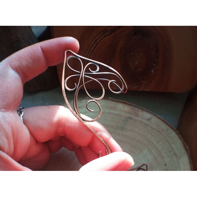 Elven ear cuffs brass