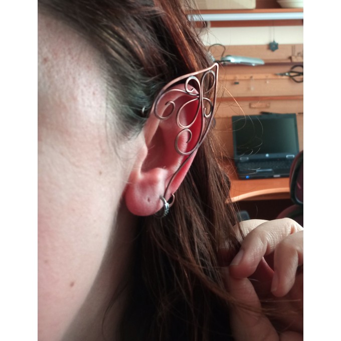 Elven ear cuffs brass