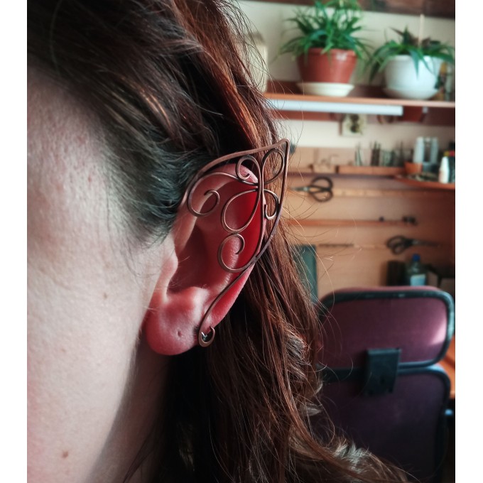 Elven ear cuffs brass