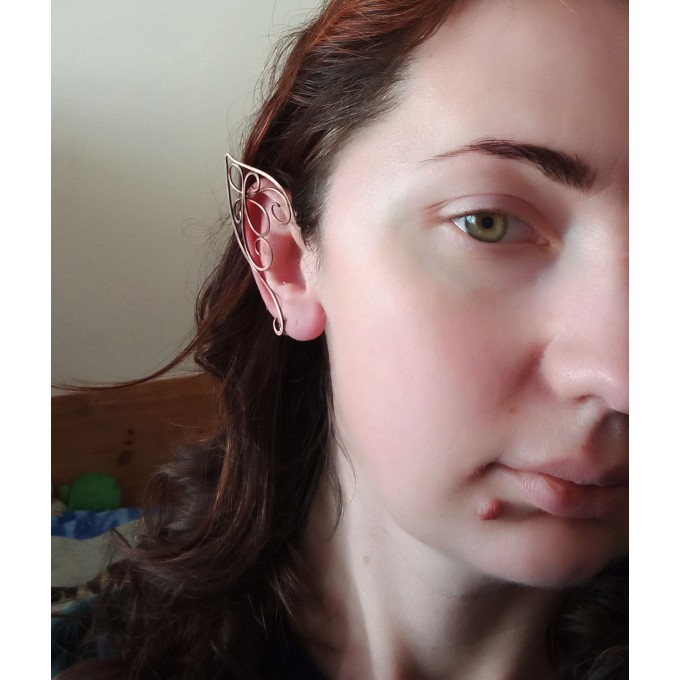 Elven ear cuffs brass