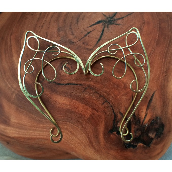 Elven ear cuffs brass