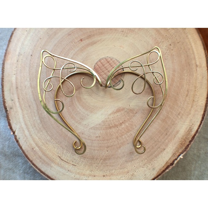 Elven ear cuffs brass