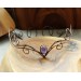 Elven tiara with amethyst