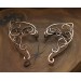 Elven ear cuffs, copper