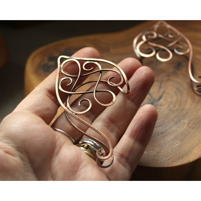 Elven ear cuffs copper