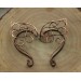 Elven ear cuffs copper