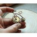 Steampunk copper-brass bicycle brooch
