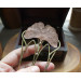 Copper brass ginkgo haircomb 