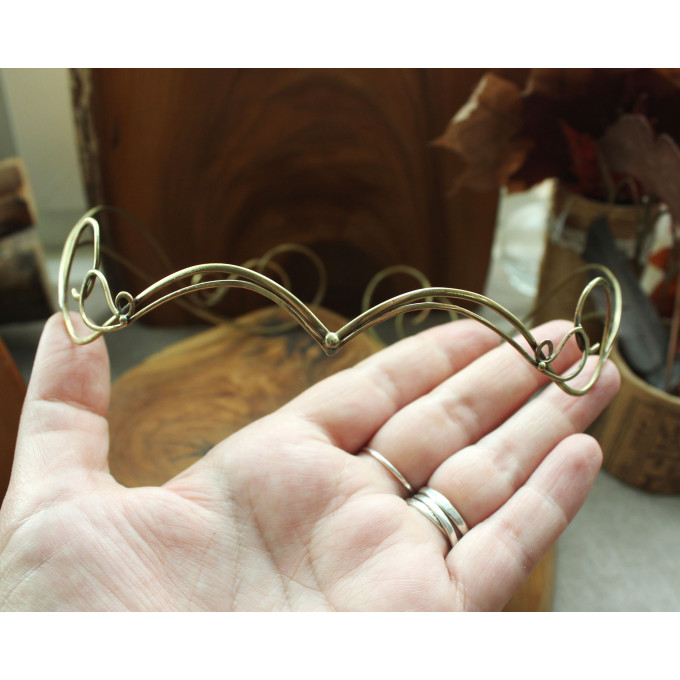 Elven brass tiara