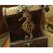 Steampunk Seahorse necklace-brooch