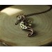 Steampunk Seahorse necklace-brooch