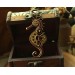 Steampunk Seahorse necklace-brooch