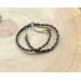 Copper wire wrap earrings viking style