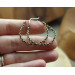 Copper wire wrap earrings viking style