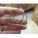 Copper wire wrap earrings viking style