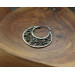 Filigree copper earrings with silver earhook