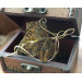 Ivy brooch with real leaf