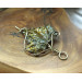 Ivy brooch with real leaf