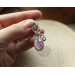 Silver  necklace with amethyst