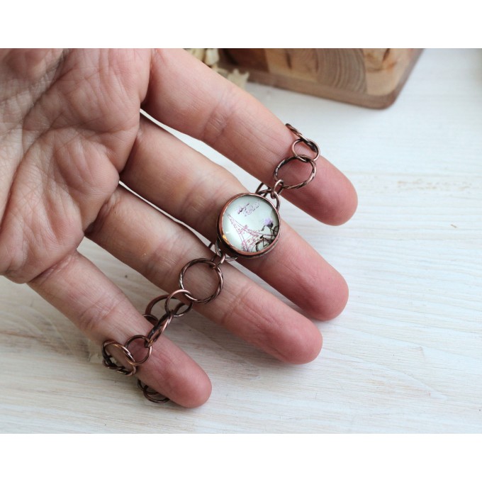 Copper bracelet Paris