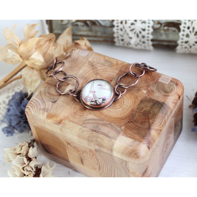 Copper bracelet Paris