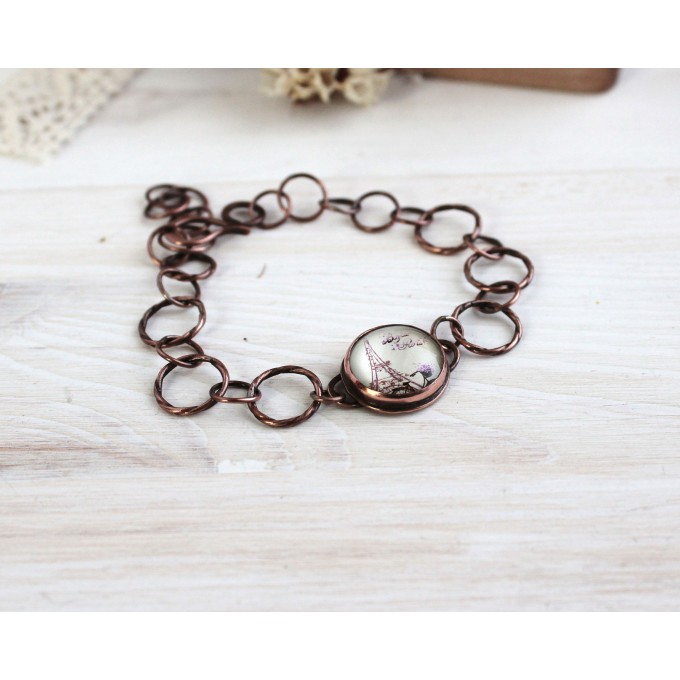 Copper bracelet Paris