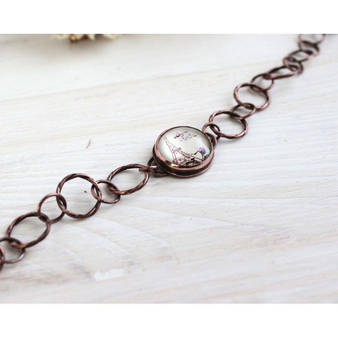 Copper bracelet Paris