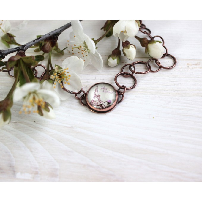 Copper bracelet Paris