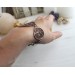 Copper filigree bracelet