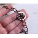 Copper labradorite bracelet 