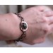 Copper labradorite bracelet 