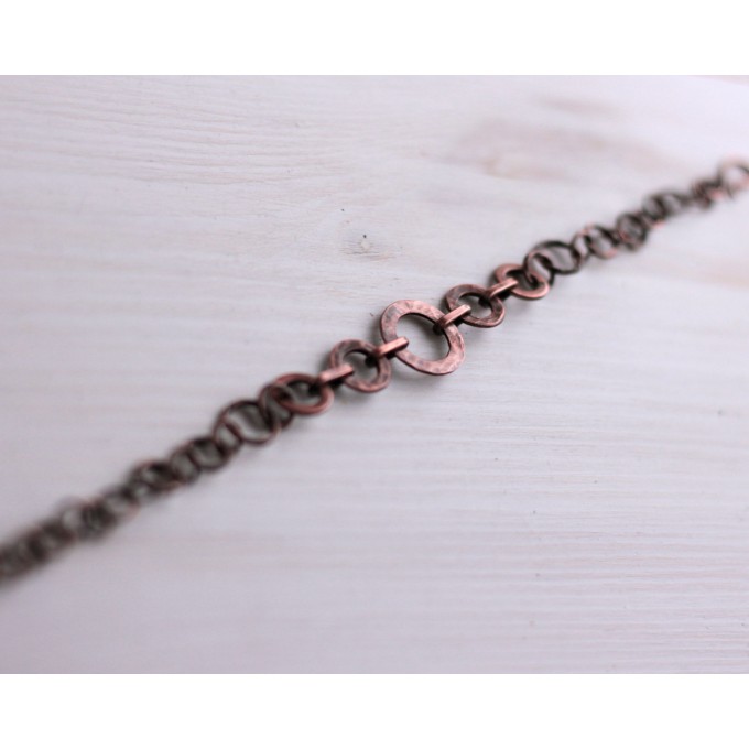 Copper chain bracelet 