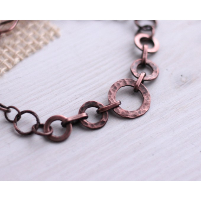 Copper chain bracelet 