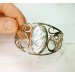 Dendrite agate cuff bracelet