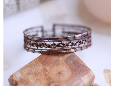 Copper cuff bracelet