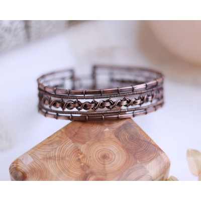 Copper cuff bracelet