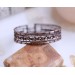Copper wire wrap cuff bracelet