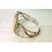 Dendrite agate cuff bracelet