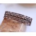 Copper wire wrap cuff bracelet