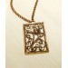 Copper filigree necklace tulip