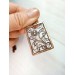 Copper filigree necklace tulip