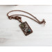 SteamPunk filigree labradorite necklace 