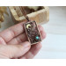 SteamPunk filigree labradorite necklace 